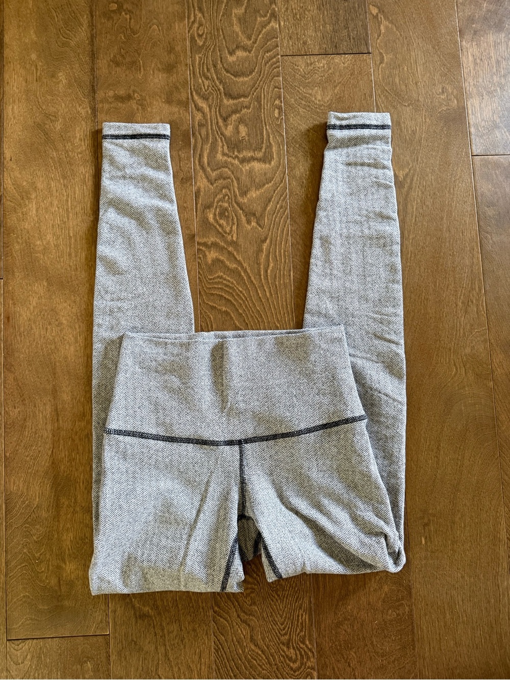 lululemon athletica Heather Grey High-Waist Leggings